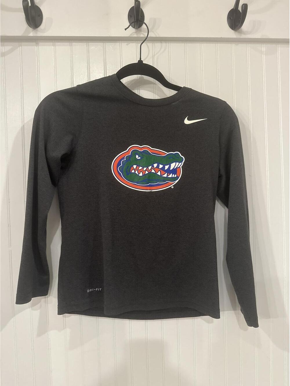 Florida Gators Girls Nike Dri-FIT Long Sleeve Shirt Size M Kids
